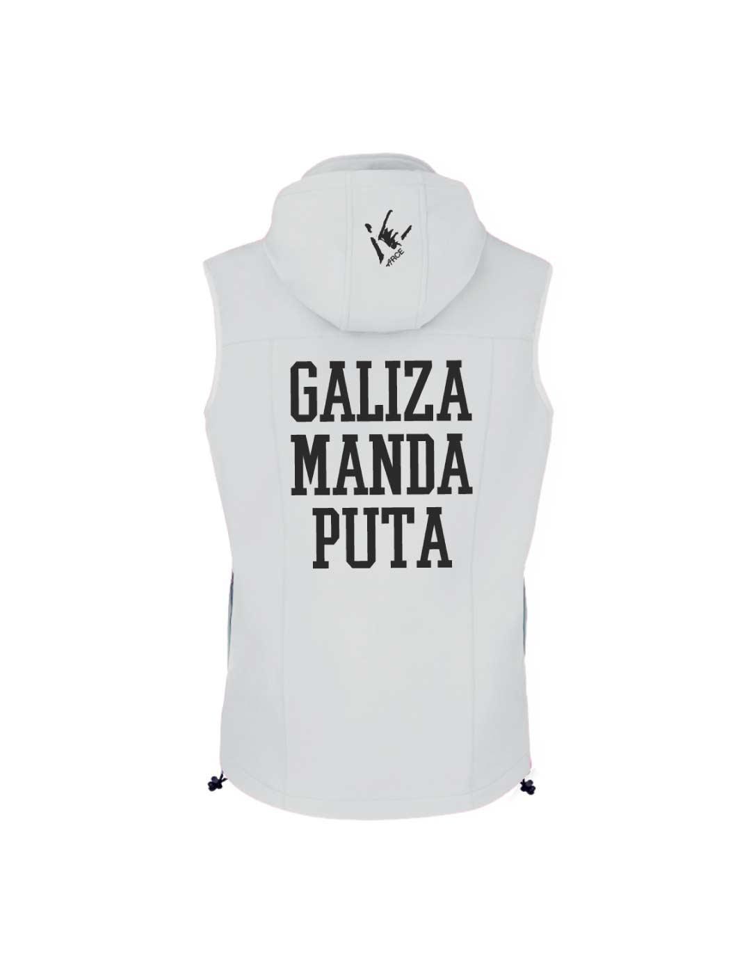 CHALECO GALIZA MANDA PUTA BLANCO
