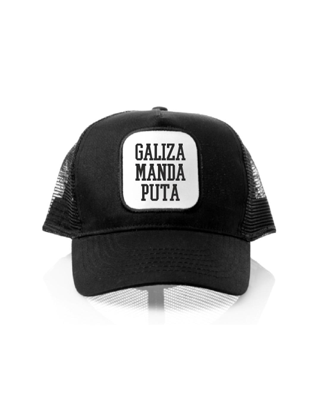 Gorra negra unisex Galiza Manda Puta | Arce Perro Viejo